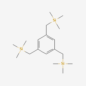 molecular formula C18H36Si3 B14606248 1,3,5-Tris(trimethylsilylmethyl)benzene CAS No. 59305-32-7