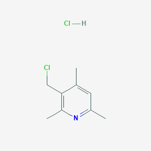 molecular formula C9H13Cl2N B1460627 3-(氯甲基)-2,4,6-三甲基吡啶盐酸盐 CAS No. 2060041-19-0