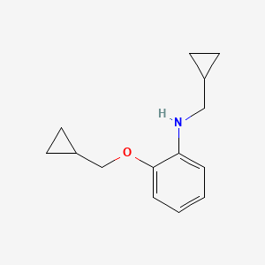 (2-Cyclopropylmethoxyphenyl)-cyclopropylmethyl-amine