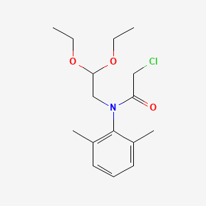 molecular formula C16H24ClNO3 B14606329 2-Chloro-N-(2,2-diethoxyethyl)-N-(2,6-dimethylphenyl)acetamide CAS No. 60710-58-9