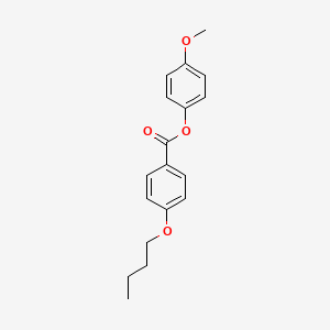 molecular formula C18H20O4 B14606371 4-Methoxyphenyl 4-butoxybenzoate CAS No. 60127-36-8