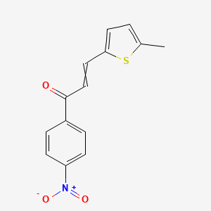 2-Propen-1-one, 3-(5-methyl-2-thienyl)-1-(4-nitrophenyl)-