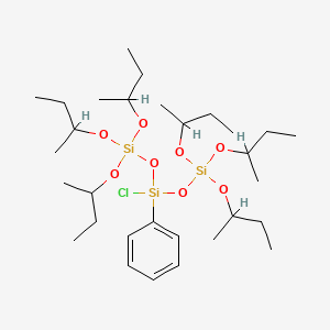 Hexabutan-2-yl chloro(phenyl)silanediyl bisorthosilicate