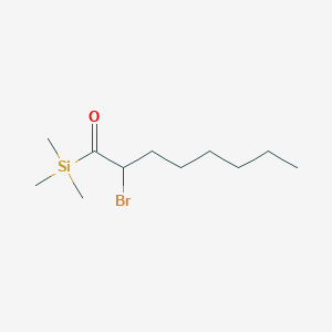 Silane, (2-bromo-1-oxooctyl)trimethyl-