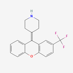 4-[2-(Trifluoromethyl)-9H-xanthen-9-ylidene]piperidine