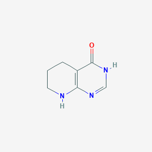 molecular formula C7H9N3O B1460645 5,6,7,8-四氢吡啶并[2,3-d]嘧啶-4(3H)-酮 CAS No. 3649-42-1