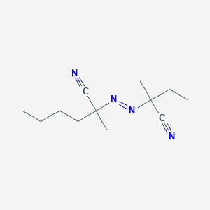 2-[(E)-(2-Cyanobutan-2-yl)diazenyl]-2-methylhexanenitrile