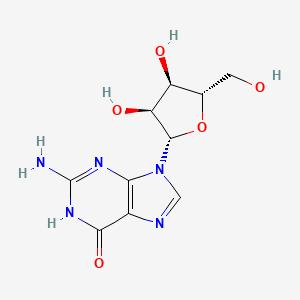 molecular formula C10H13N5O5 B1460648 L-Guanosine CAS No. 26578-09-6