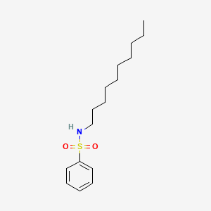 molecular formula C16H27NO2S B14606492 N-decylbenzenesulfonamide CAS No. 58494-73-8