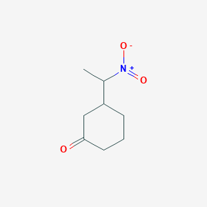 Cyclohexanone, 3-(1-nitroethyl)-