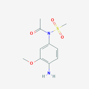 N-(4-Amino-3-methoxyphenyl)-N-(methanesulfonyl)acetamide