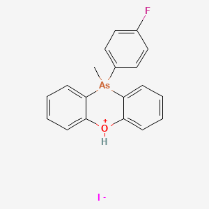 molecular formula C19H16AsFIO B14606550 CID 78066295 