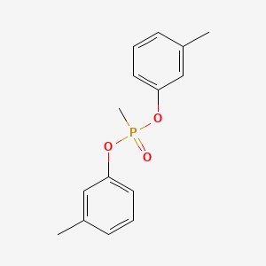 1-Methyl-3-(methyl-(3-methylphenoxy)phosphoryl)oxybenzene