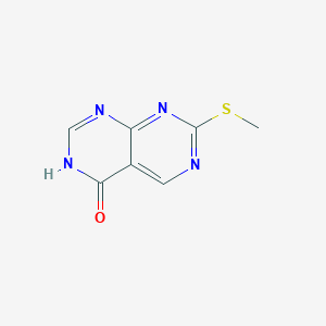 molecular formula C7H6N4OS B1460658 7-(methylthio)pyrimido[4,5-d]pyrimidin-4(3H)-one CAS No. 91996-86-0