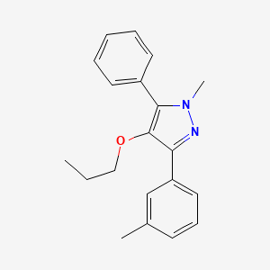 1-Methyl-3-(3-methylphenyl)-5-phenyl-4-propoxy-1H-pyrazole