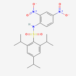 N-(2,4-Dinitrophenyl)-2,4,6-tri(propan-2-yl)benzene-1-sulfonamide