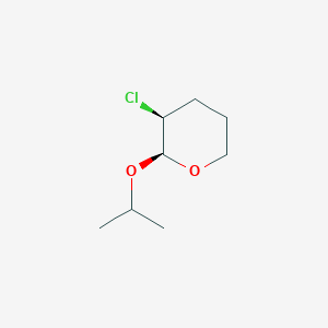 (2S,3S)-3-Chloro-2-[(propan-2-yl)oxy]oxane