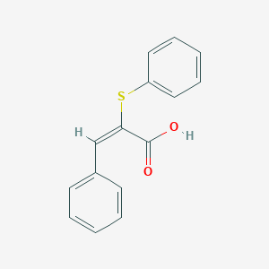 (E)-3-phenyl-2-phenylsulfanylprop-2-enoic acid