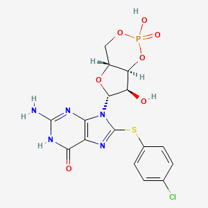 molecular formula C16H15ClN5O7PS B1460661 8-Pcpt-cgmp CAS No. 54364-02-2