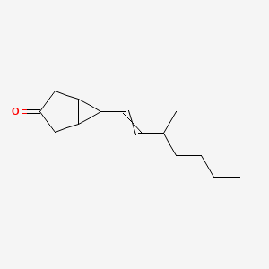 6-(3-Methylhept-1-EN-1-YL)bicyclo[3.1.0]hexan-3-one