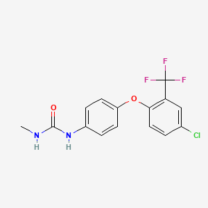 N-{4-[4-Chloro-2-(trifluoromethyl)phenoxy]phenyl}-N'-methylurea