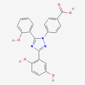 molecular formula C21H15N3O5 B1460670 5-Hydroxydeferasirox CAS No. 524746-12-1