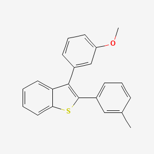 3-(3-Methoxyphenyl)-2-(3-methylphenyl)-1-benzothiophene