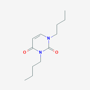 molecular formula C12H20N2O2 B14606737 1,3-Dibutylpyrimidine-2,4(1H,3H)-dione CAS No. 59245-42-0