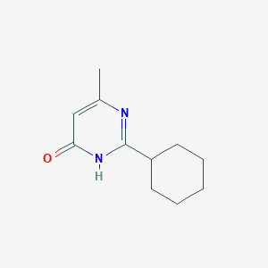 2-cyclohexyl-6-methylpyrimidin-4(3H)-one