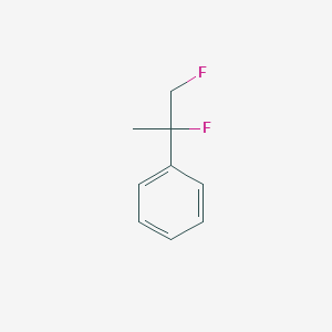 molecular formula C9H10F2 B14606789 (1,2-Difluoropropan-2-yl)benzene CAS No. 59888-14-1