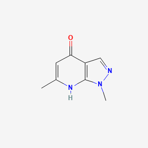 1,6-Dimethyl-1H-pyrazolo[3,4-b]pyridin-4-ol