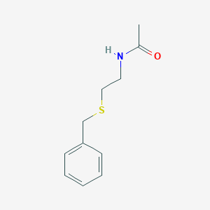 molecular formula C11H15NOS B14606826 N-[2-(Benzylsulfanyl)ethyl]acetamide CAS No. 60116-67-8