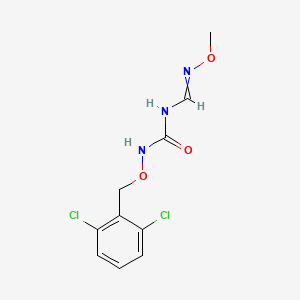 1-[(2,6-Dichlorophenyl)methoxy]-3-(methoxyiminomethyl)urea