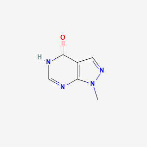 molecular formula C6H6N4O B1460687 1-Methyl-1H-pyrazolo[3,4-d]pyrimidin-4-ol CAS No. 5334-56-5