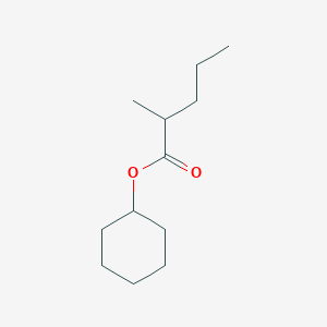 molecular formula C12H22O2 B14606876 Cyclohexyl 2-methylpentanoate CAS No. 60988-38-7