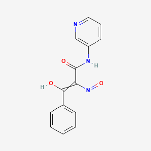 molecular formula C14H11N3O3 B1460688 2-Hydroxyimino-3-oxo-3-phenyl-N-pyridin-3-yl-propionamide CAS No. 565179-67-1