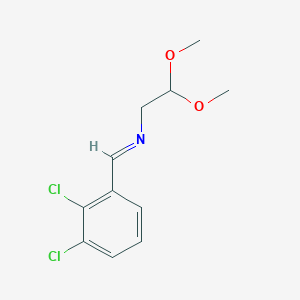 (E)-1-(2,3-Dichlorophenyl)-N-(2,2-dimethoxyethyl)methanimine