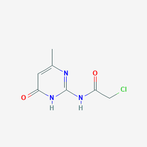 2-Chloro-N-(4-methyl-6-oxo-1,6-dihydro-pyrimidin-2-yl)-acetamide
