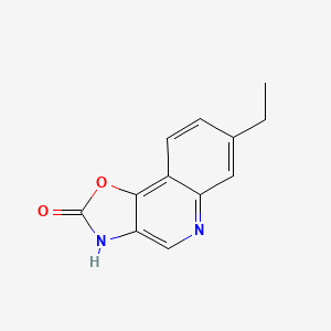 7-Ethyl[1,3]oxazolo[4,5-c]quinolin-2(3H)-one