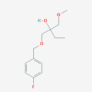 1-[(4-Fluorophenyl)methoxy]-2-(methoxymethyl)butan-2-ol