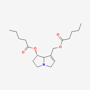 7,9-Di-n-valerylheliotridine