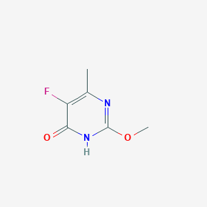 molecular formula C6H7FN2O2 B1460699 5-氟-2-甲氧基-6-甲基嘧啶-4(1H)-酮 CAS No. 108195-40-0