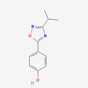 4-(3-Isopropyl-1,2,4-oxadiazol-5-yl)phenol