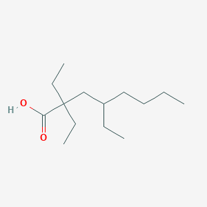 2,2,4-Triethyloctanoic acid