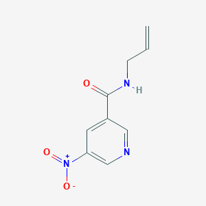 molecular formula C9H9N3O3 B14607033 5-Nitro-N-(prop-2-en-1-yl)pyridine-3-carboxamide CAS No. 59290-13-0