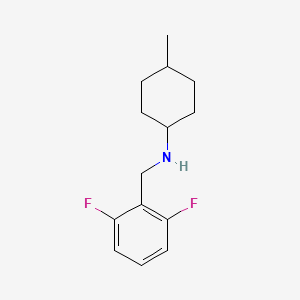 N-[(2,6-difluorophenyl)methyl]-4-methylcyclohexan-1-amine