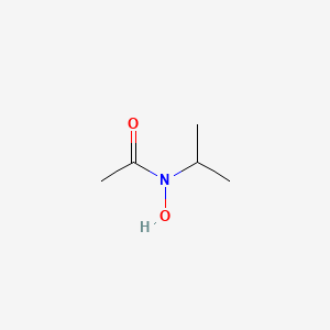 molecular formula C5H11NO2 B14607108 Acetamide, N-hydroxy-N-(1-methylethyl)- CAS No. 61077-22-3