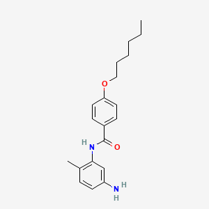 N-(5-Amino-2-methylphenyl)-4-(hexyloxy)benzamide