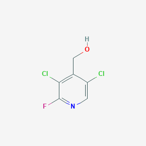 molecular formula C6H4Cl2FNO B1460716 (3,5-Dichloro-2-fluoropyridin-4-yl)methanol CAS No. 1360952-47-1