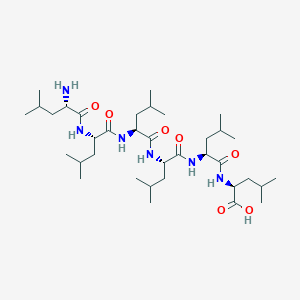 molecular formula C36H68N6O7 B14607197 L-Leucyl-L-leucyl-L-leucyl-L-leucyl-L-leucyl-L-leucine CAS No. 57791-42-1